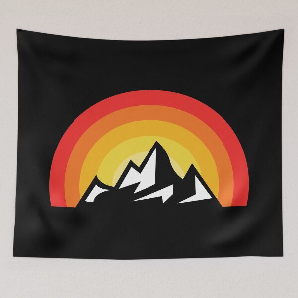 Item preview, Sunrise And Mountain Silhouette designed and sold by Vishnu Rajbhar.