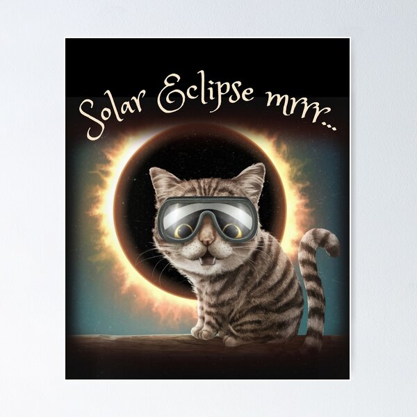 Item preview, Solar Eclipse mrrr Cat designed and sold by Endless Projects.
