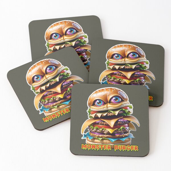 Item preview, Cool Monster Burger - Cheeseburger designed and sold by TheArtOfPat.
