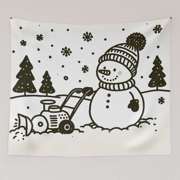 Item preview, Snow Blower Wonderland designed and sold by zzz888.