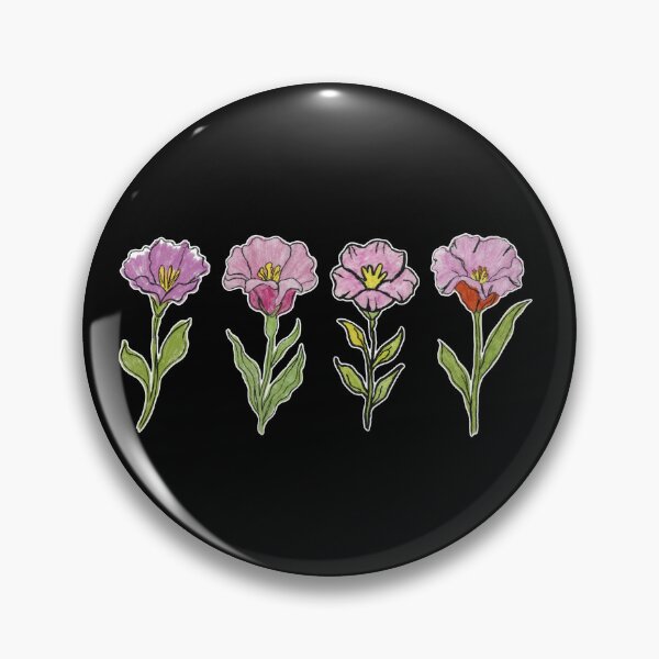Item preview, crayon lisianthus flower designed and sold by FORPOTATOPARTY.
