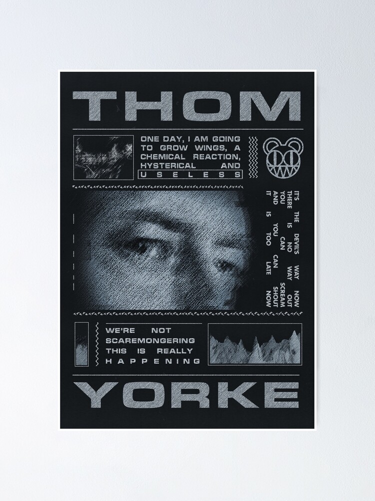 THOM YORKE EVERYTHING ポスター Thom Yorke: Everything Radiohead frontman announces NZ Tour