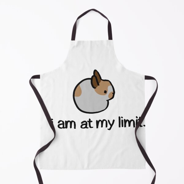 Item preview, “I am at my limit” bunny rabbit broken caramel version designed and sold by FoxDew.