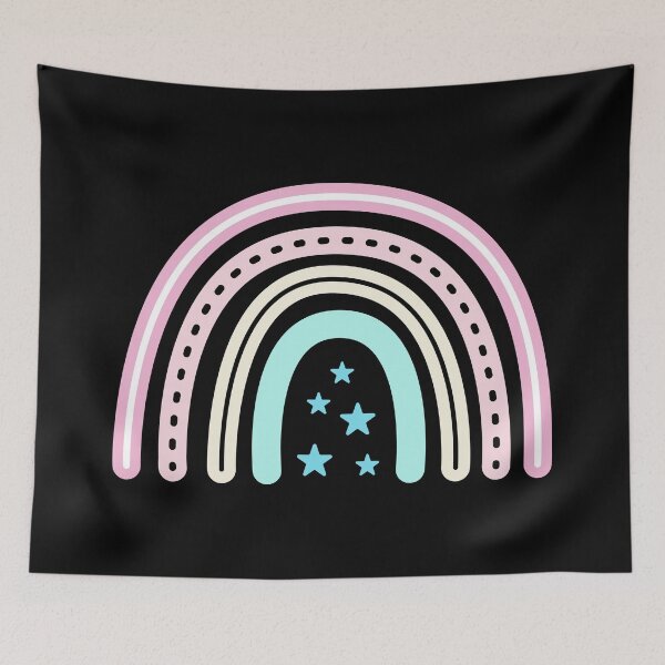 Item preview, Retro Rainbow With Stars designed and sold by Vishnu Rajbhar.