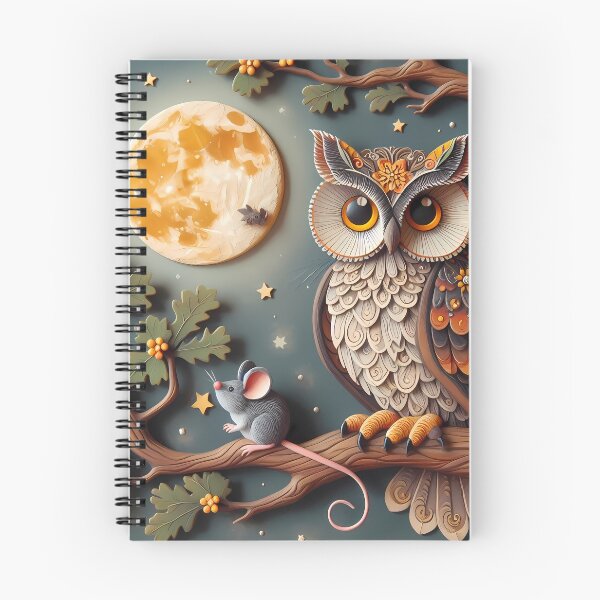 Item preview, Enchanted Night: The Owl and the Moon designed and sold by Patriot Artyfact.