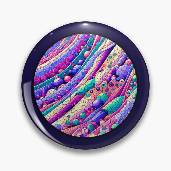 Item preview, Abstract Histology Symphony: Colorful Micro Patterns designed and sold by Amanda-S-Olsen.