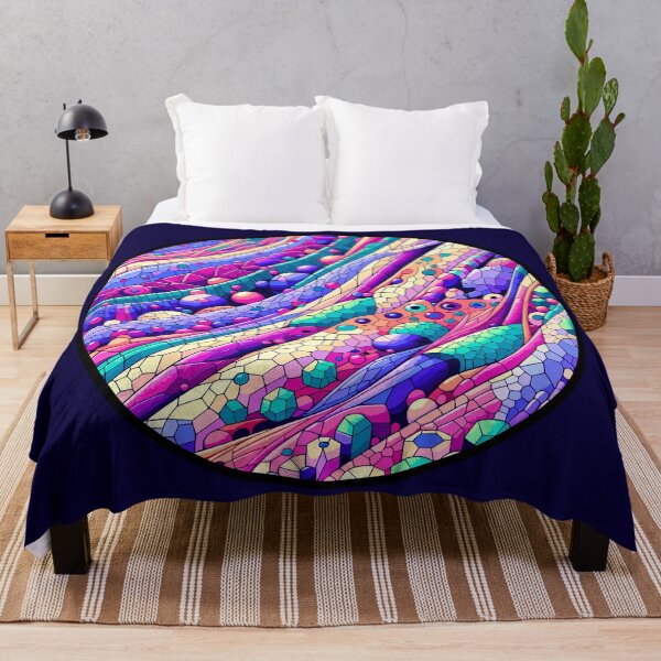 Item preview, Abstract Histology Symphony: Colorful Micro Patterns designed and sold by Amanda-S-Olsen.