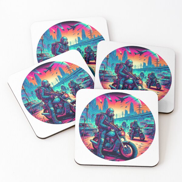 Item preview, Survivors of the Cataclysm: Post-Apocalyptic Motorcyclists designed and sold by Barbaventuras.