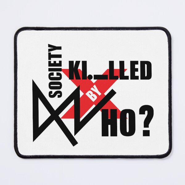 Item preview, "Words Four Two: Society Killed By Who?" designed and sold by HearSayLtd.