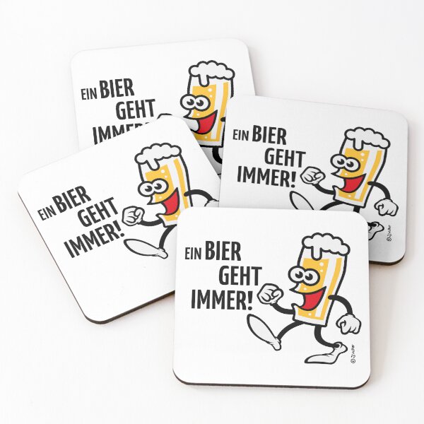 Item preview, A beer always works! (beer / cartoon / smile) designed and sold by Roderix.