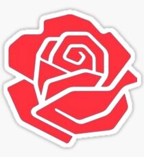 Labour Rose Light Sticker
