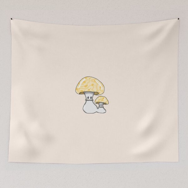 Item preview, Cute orange mushrooms designed and sold by blackygoldcat.