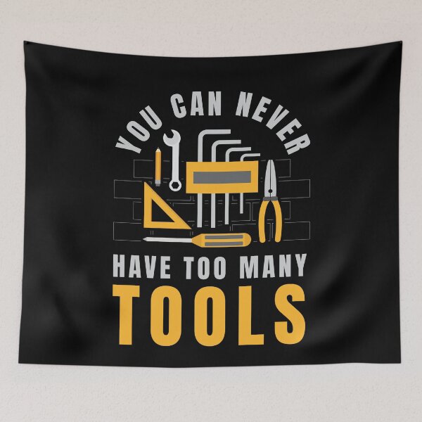 Item preview, Too Many Tools Tool Craftsman designed and sold by MooonTees.