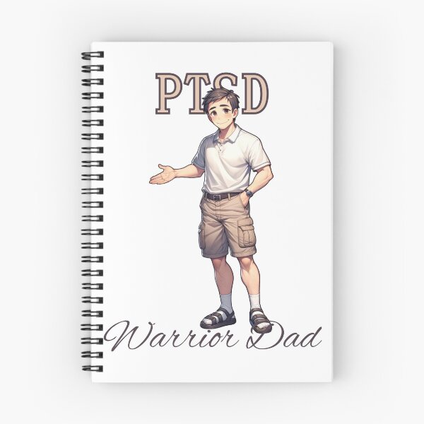 Item preview, PTSD Dad Warior Men's Mental Health Post Traumatic Stress Disorder designed and sold by kylmllr101684.