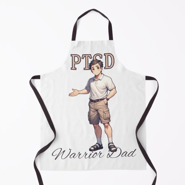 Item preview, PTSD Dad Warior Men's Mental Health Post Traumatic Stress Disorder designed and sold by kylmllr101684.