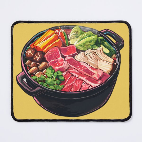 Item preview, Sukiyaki - Japanese dish served in a hot pot designed and sold by sakurashorty.