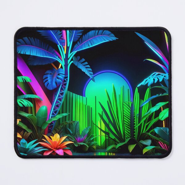 Item preview, Cool Neon Jungle Pattern designed and sold by TheArtOfPat.