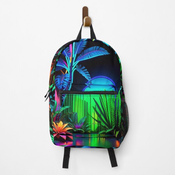 Item preview, Cool Neon Jungle Pattern designed and sold by TheArtOfPat.