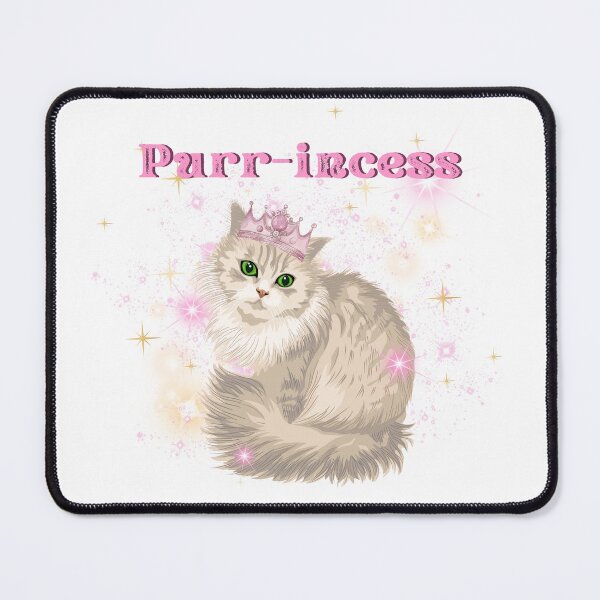 Item preview, Purr-Incess Fluffycat designed and sold by CeratopsArt.