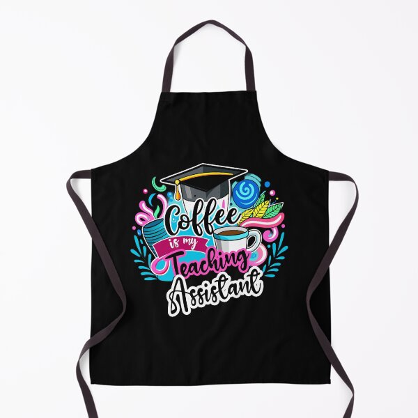 Item preview, Coffee is my Teaching Assistant designed and sold by Isabella ✔️ ✔️.