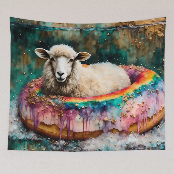 Item preview, Sheep on a Float Trip designed and sold by Angelandspot.