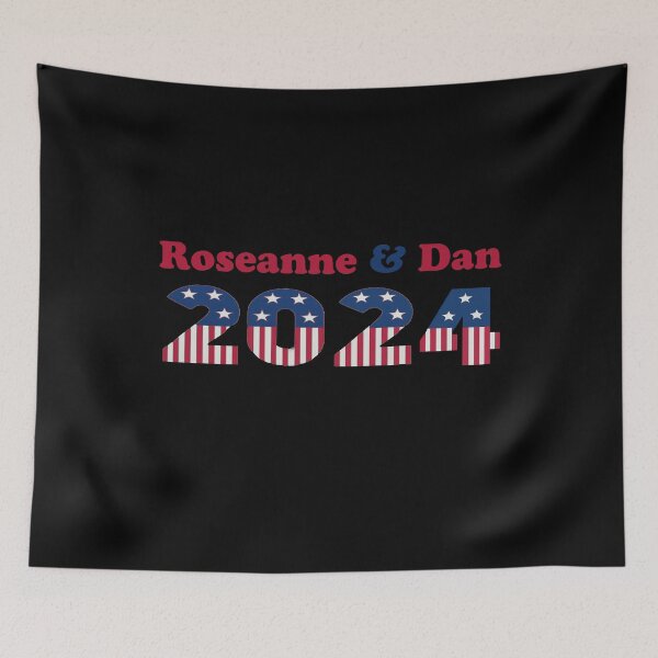 Item preview, Roseanne Inspired Funny Roseanne & Dan 2024 Campaign Vote Design designed and sold by JustincredibleT.