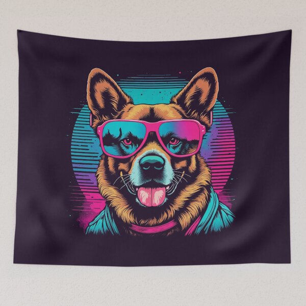 Item preview, When your little dog adopts glasses that reflect the infectious joy they bring to your life designed and sold by Pulsant  Paintings.