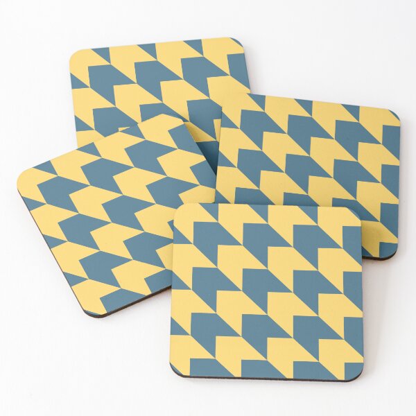 Item preview, Deep pine and yellow Diagonal Arrow Pattern designed and sold by LinDraws.