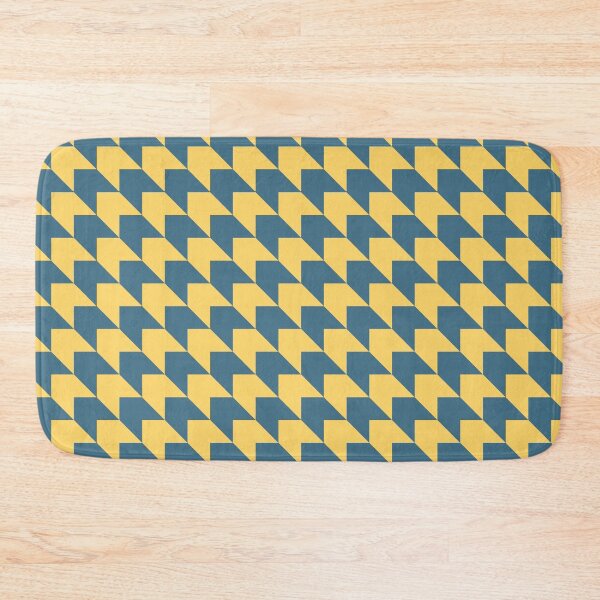 Item preview, Deep pine and yellow Diagonal Arrow Pattern designed and sold by LinDraws.