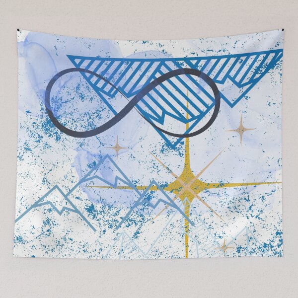 Item preview, A magical image of the mountains designed and sold by LuckyFamily.