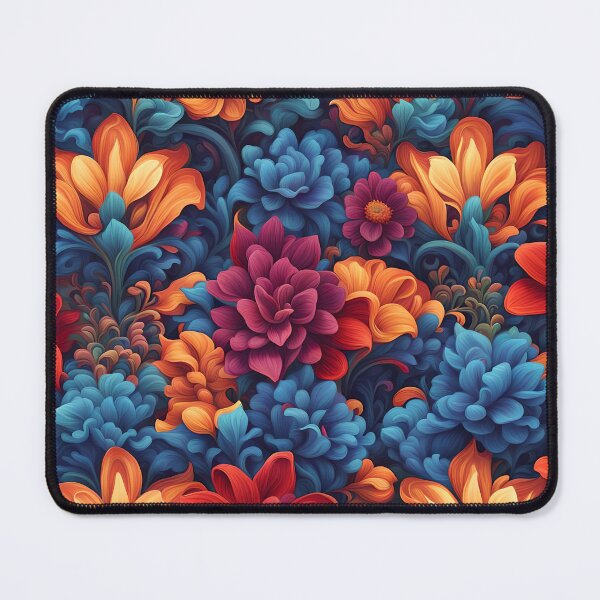 Item preview, Colorful Flower Pattern in Vivid Colors designed and sold by MoriFantasy.