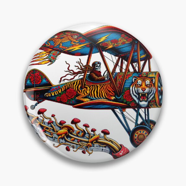 Item preview, Flying High By Dread WWII Bomber Bi-plane designed and sold by HippieFarms11.