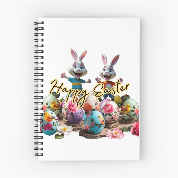 Item preview, Happy Easter Rabbits designed and sold by RoseAIArtRhythm.