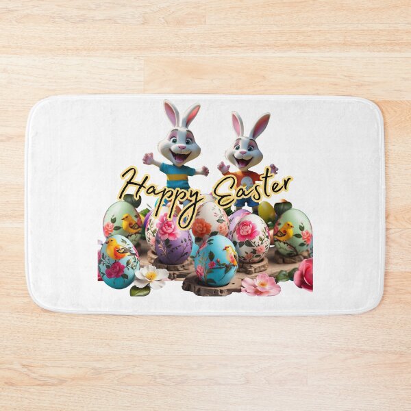 Item preview, Happy Easter Rabbits designed and sold by RoseAIArtRhythm.