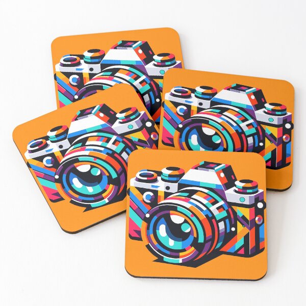 Item preview, Geometric Spectrum Camera: Colorful Abstract Art designed and sold by Amanda-S-Olsen.