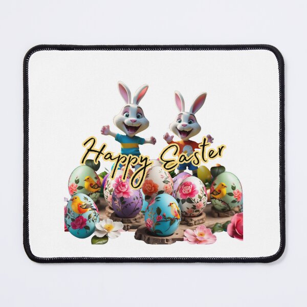 Item preview, Happy Easter Rabbits designed and sold by RoseAIArtRhythm.