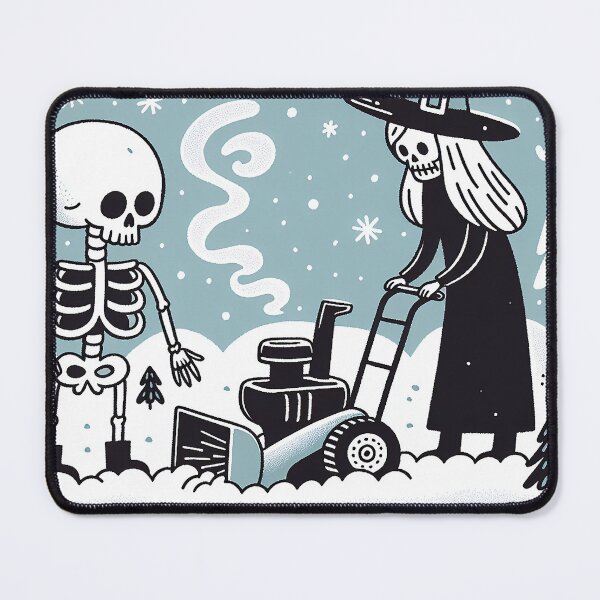 Item preview, Snow Blower Fantasy with Skeleton and Witch designed and sold by zzz888.