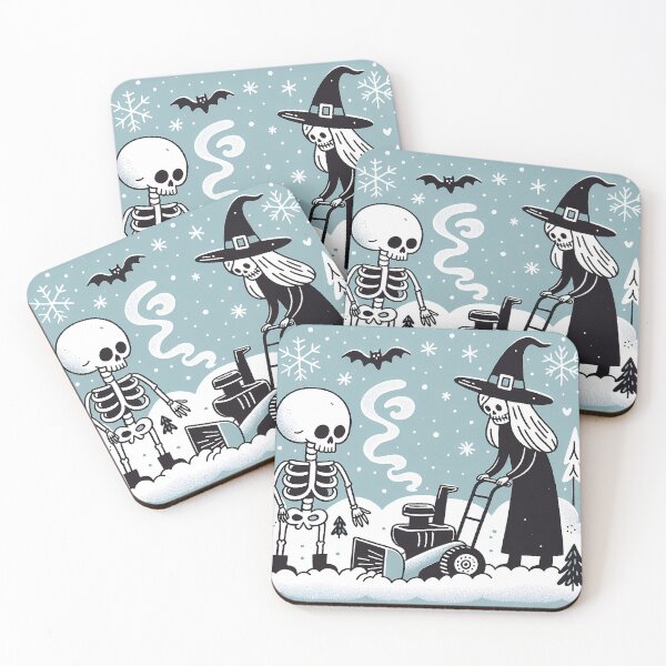 Item preview, Snow Blower Fantasy with Skeleton and Witch designed and sold by zzz888.