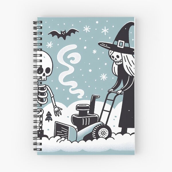 Item preview, Snow Blower Fantasy with Skeleton and Witch designed and sold by zzz888.