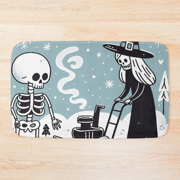 Item preview, Snow Blower Fantasy with Skeleton and Witch designed and sold by zzz888.