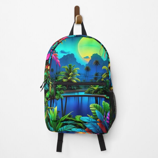 Item preview, Cool Neon Jungle Pattern designed and sold by TheArtOfPat.