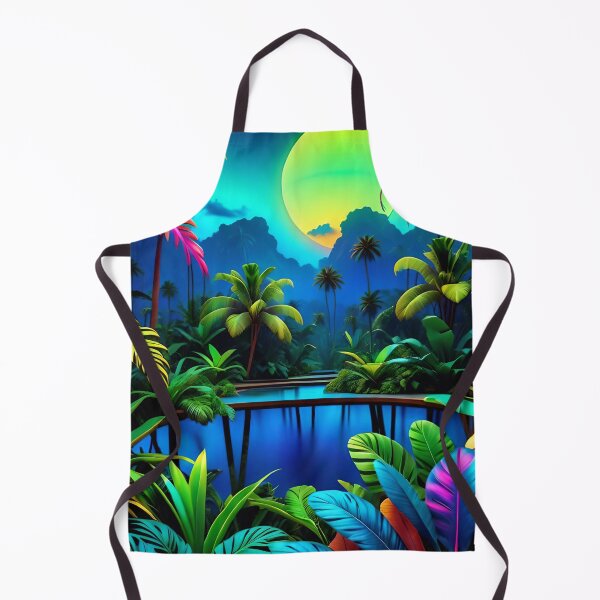 Artikelvorschau, Cool Neon Jungle Pattern entworfen und verkauft von TheArtOfPat.
