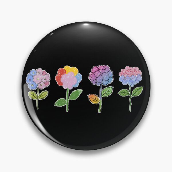 Item preview, crayon hydrangea flower designed and sold by FORPOTATOPARTY.