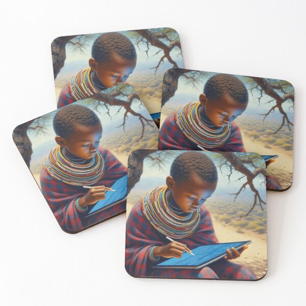 Item preview, BABY MAASAI CODING designed and sold by MULEWASTUDIOS.
