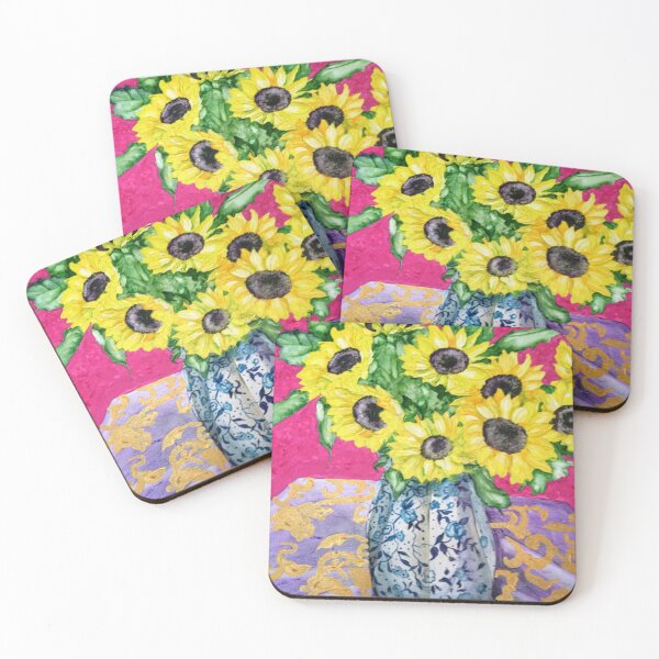 Item preview, Sunflowers in Vase 2 designed and sold by taoaqui.