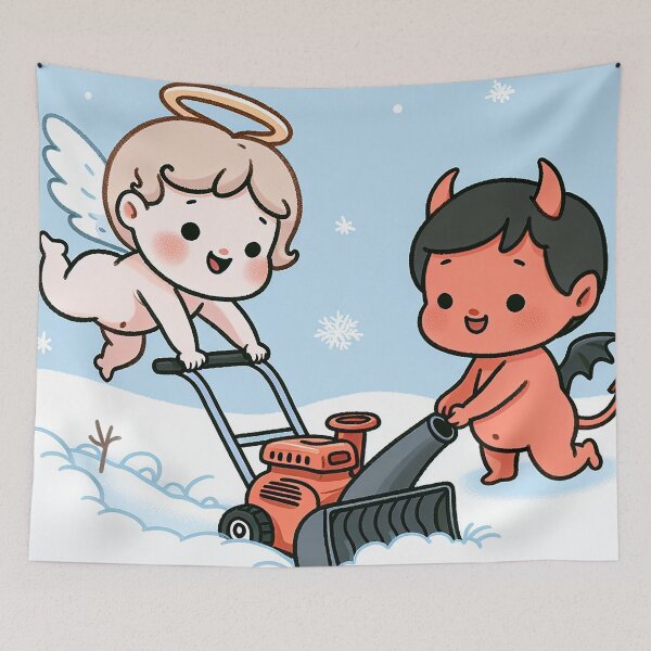 Item preview, Snow Blower Harmony of Angel and Demon designed and sold by zzz888.