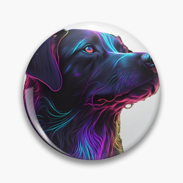 Item preview, Brilliant Bark: Neon Dog Artistry designed and sold by 7venty.