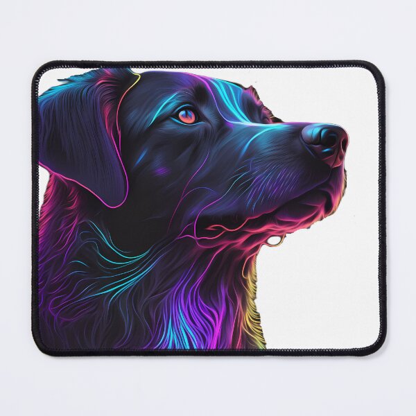 Item preview, Brilliant Bark: Neon Dog Artistry designed and sold by 7venty.