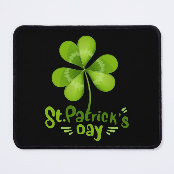 Item preview, Happy St. Patrick's Day! Celebrate in green with clover. Cheers!  designed and sold by UnCoverDesign.