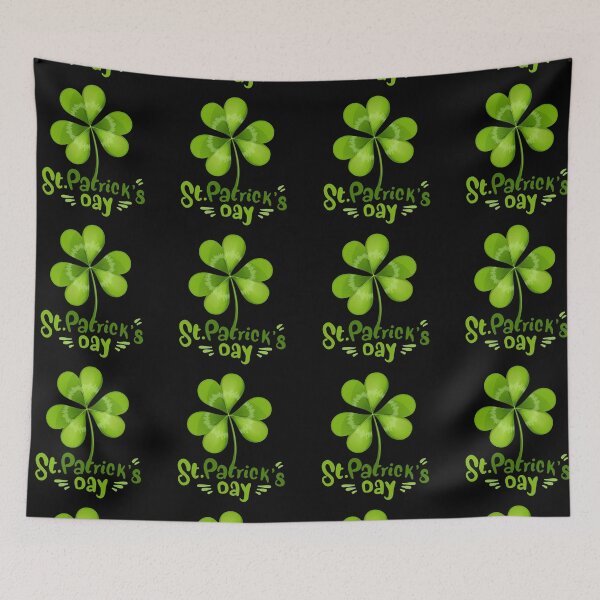 Item preview, Happy St. Patrick's Day! Celebrate in green with clover. Cheers!  designed and sold by UnCoverDesign.